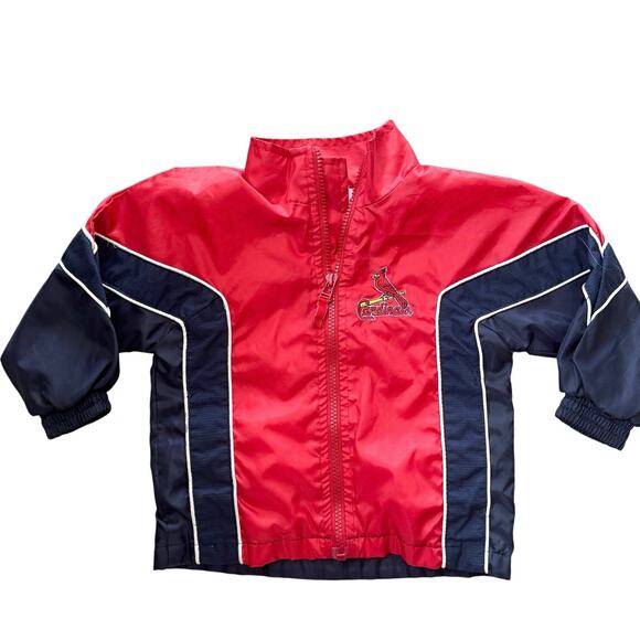 Genuine Merchandise MLB St Louis Cardinals Windbreaker Jacket 2T - Picture 1 of 8